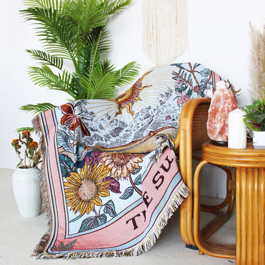 The sun card blanket