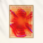 70s warm neon graphic