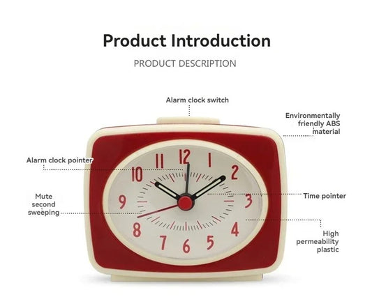 Vintage detail ararm clock-rd