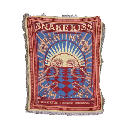 Snake kissed sun blanket