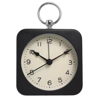 Metal ring alarm clock-bk