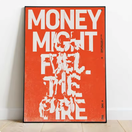 Vintage redly graphic