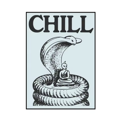 Chill blue graphic