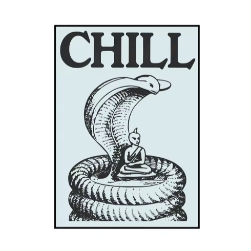 Chill blue graphic