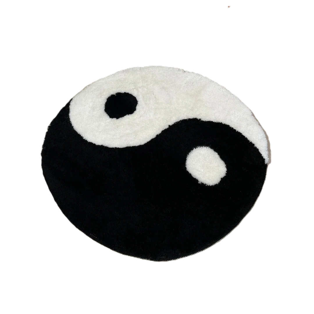Yin and yang rug