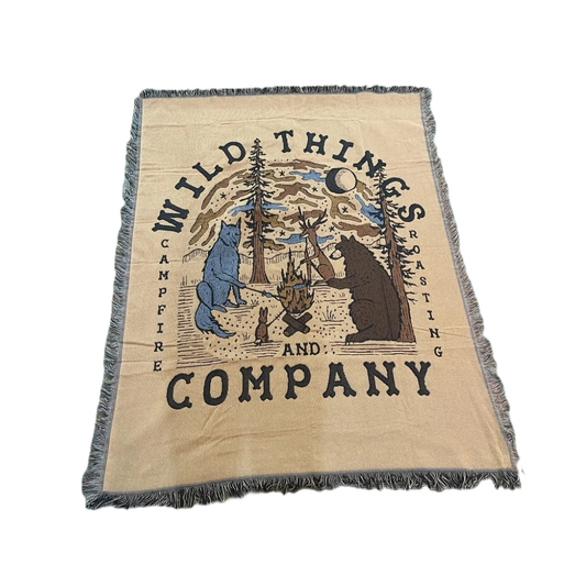 Woody camping blanket
