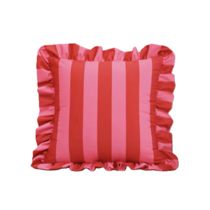 Frilled border cushion cover-pk