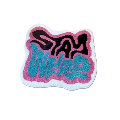 Stay weird rug