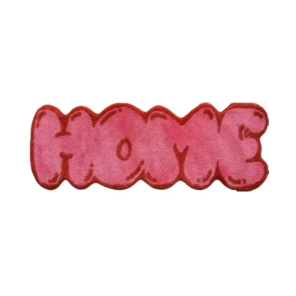 Pinky home graphic rug