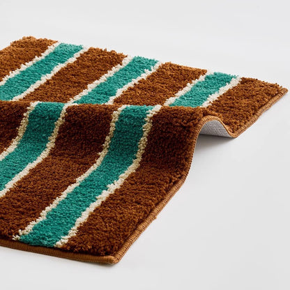 Browny green rug