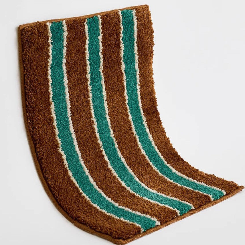Browny green rug
