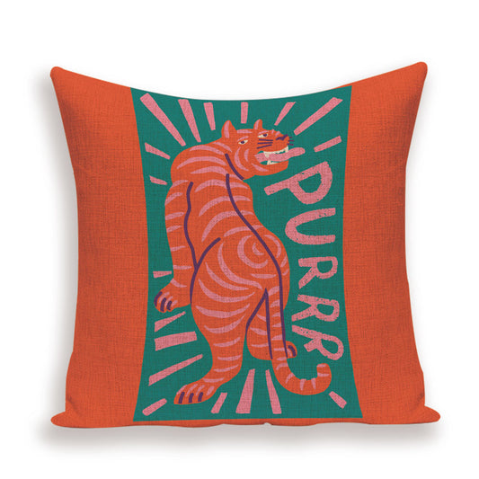 Various tiger cushion cover-2