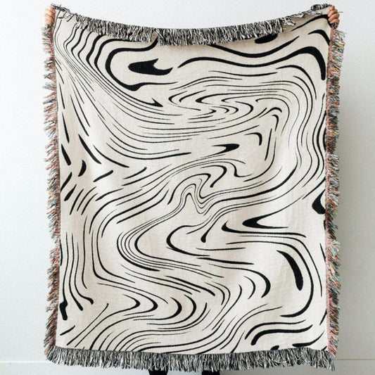 Fine swirls blanket