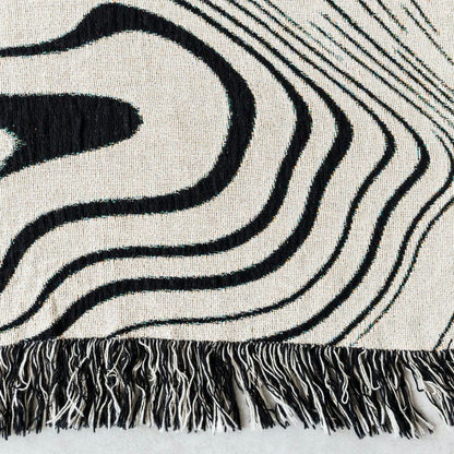 Fine swirls blanket