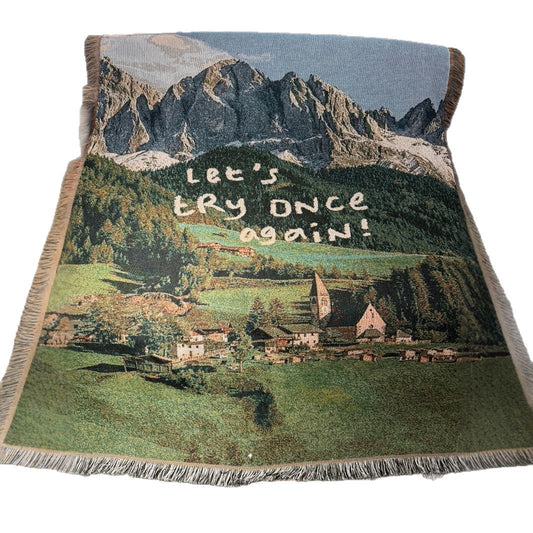 Ranch scenery blanket