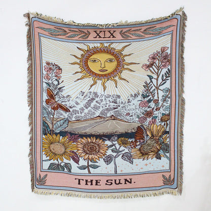 The sun card blanket
