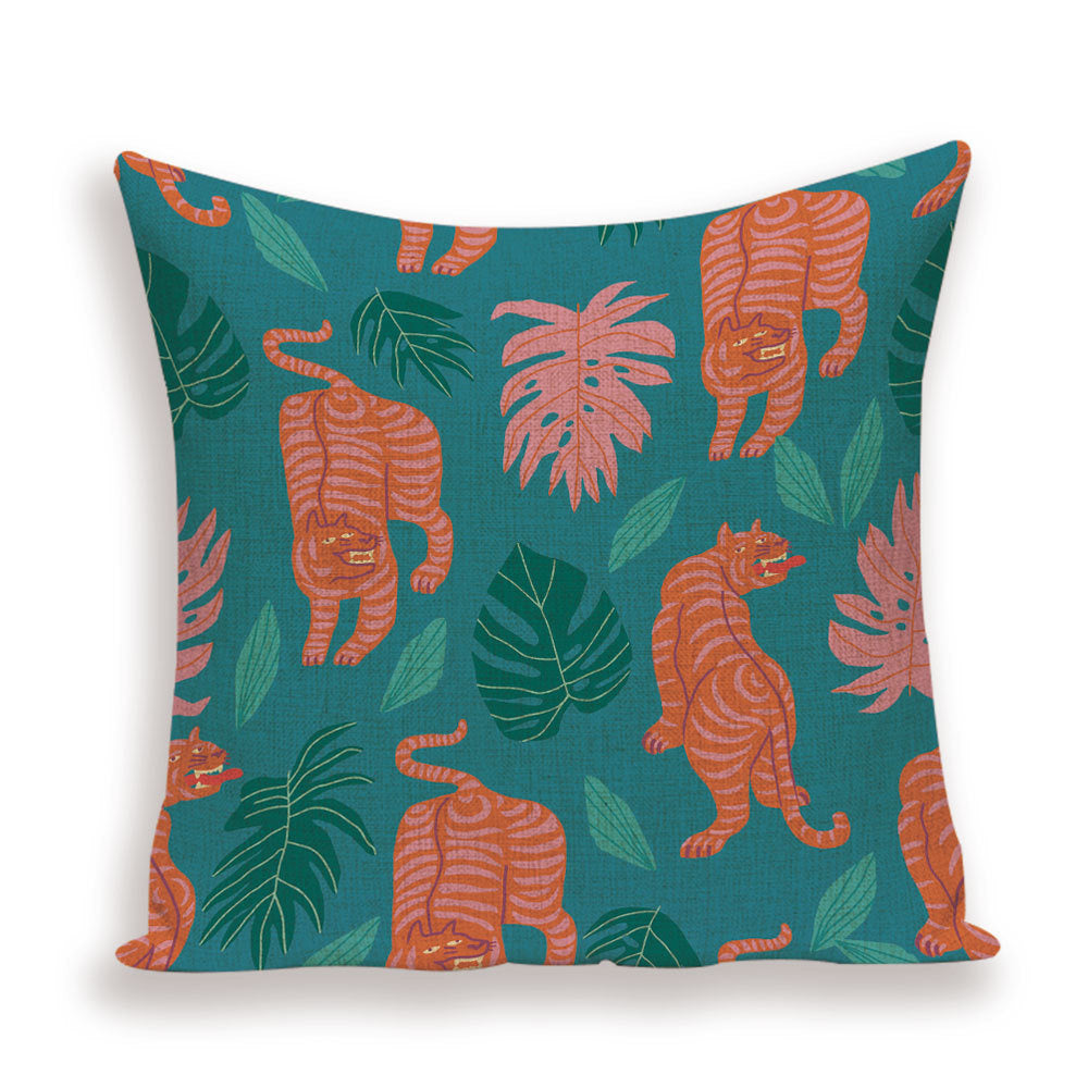 Various tiger cushion cover-4