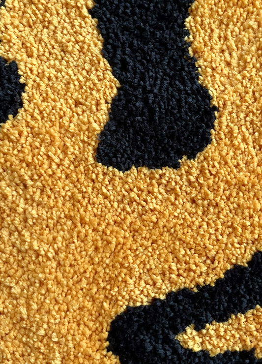 Melting smily rug