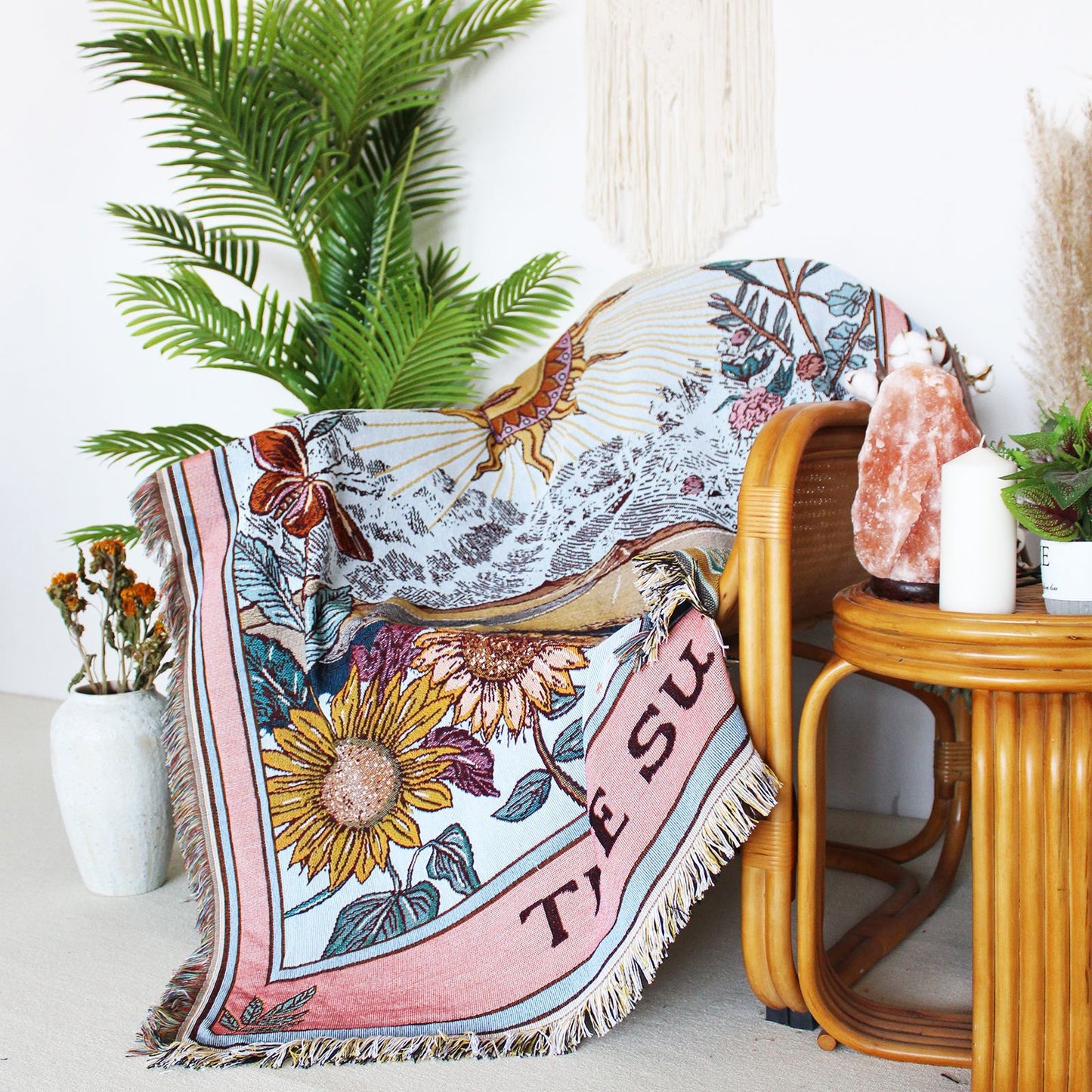 The sun card blanket