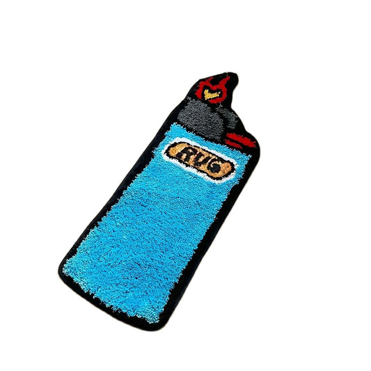 Blue lighter rug