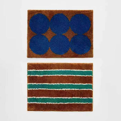 Browny green rug