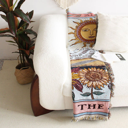 The sun card blanket