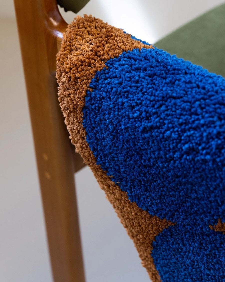Browny blue rug