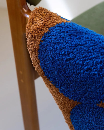 Browny blue rug