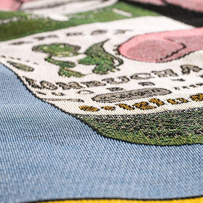 Yellow kombucha blanket