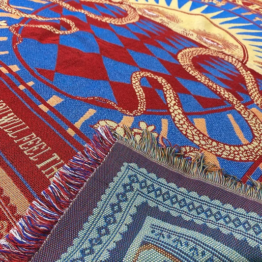 90s graphic blanket