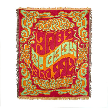 90s graphic blanket