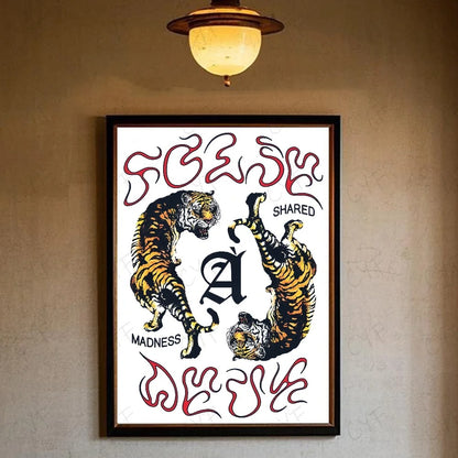 V-american tiger graphic